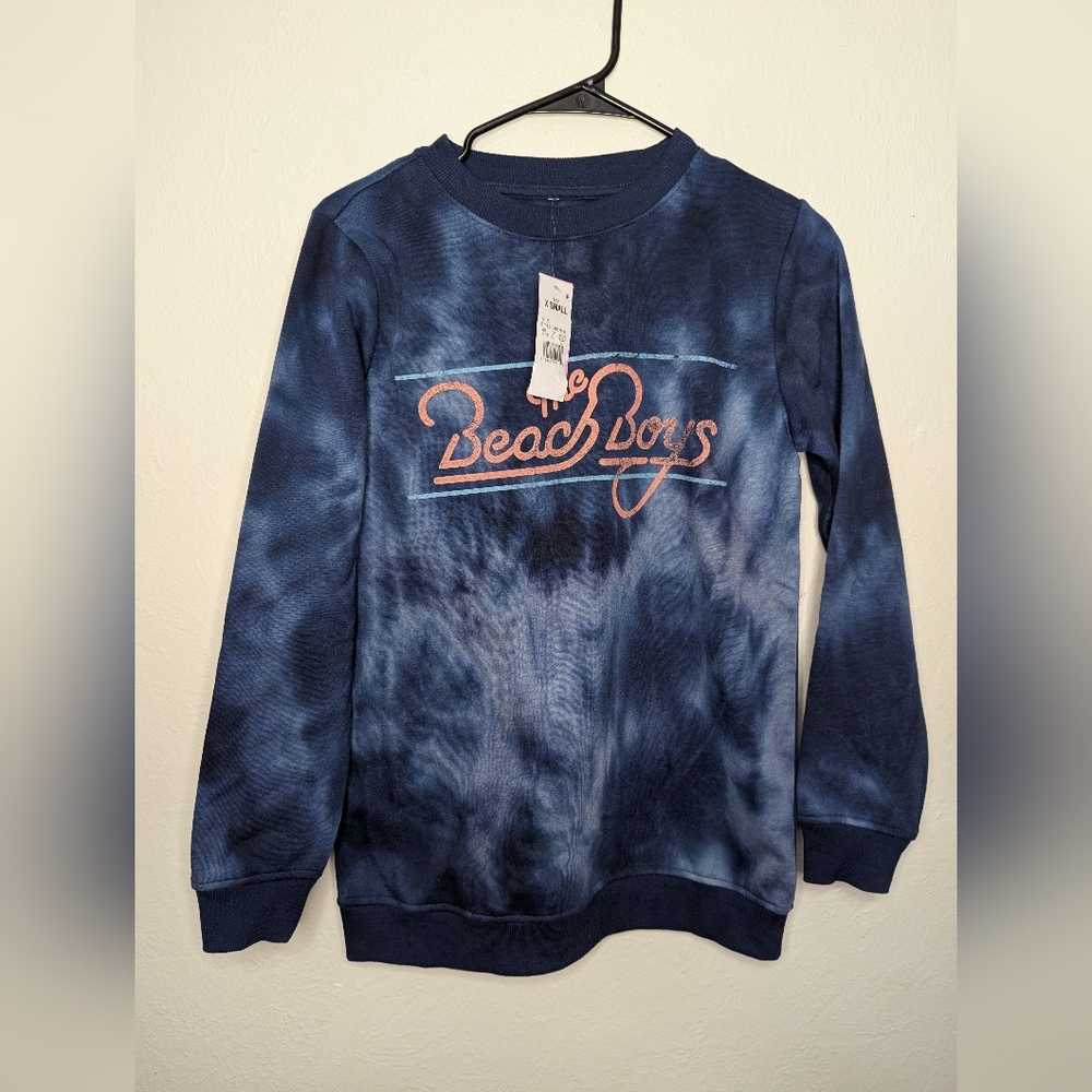 NWT The Beach Boys Tie Dye Women's Pullover Sweatshirt Size XS